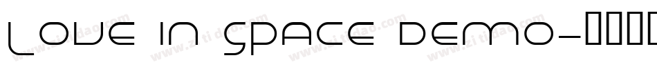 Love in space Demo字体转换